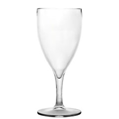 Rubikap PM.W23F Premium Kumlu Şarap Bardağı, Polikarbon, 230 ml