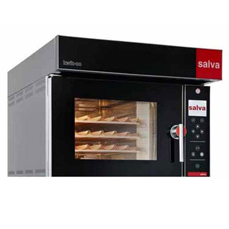 Salva Kwik Co Serisi K5+H Patiseri Fırını, 40x60 cm 5 Tepsi Kapasiteli, Standart Panel