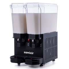 Samixir 40.MMB Klasik Twin Soğuk İçecek Dispenseri, 20+20 Lt, Çift Karıştırıcılı, Siyah