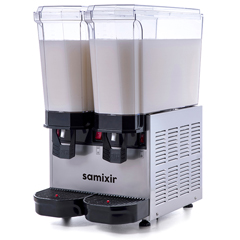 Samixir 40.MMI Klasik Twin Soğuk İçecek Dispenseri, 20+20 Lt, Çift Karıştırıcılı, Inox