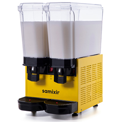 Samixir 40.MMY Klasik Twin Soğuk İçecek Dispenseri, 20+20 Lt, Çift Karıştırıcılı, Sarı