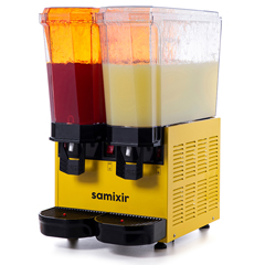 Samixir 40.SSY Klasik Twin Soğuk İçecek Dispenseri, 20+20 Lt, Çift Fıskiyeli, Sarı
