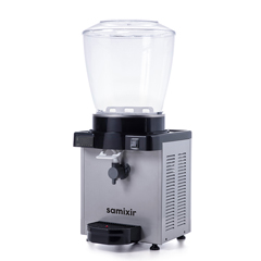 Samixir KAM22 Panoramik Köpüklü Ayran Dispenseri, 22 Lt, Dijital, Inox