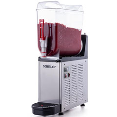 Samixir Slush12 Slush Mono Buzlu ve Soğuk İçecek Dispenseri, 12 lt, Inox