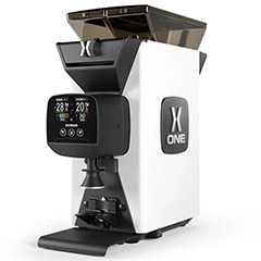 Sanremo X-One Kahve Değirmeni, Soğutmalı, 98 mm, Çift Hazneli, Beyaz