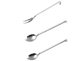 Öztiryakiler Delikli Saplı Servis Kaşığı, 37 cm