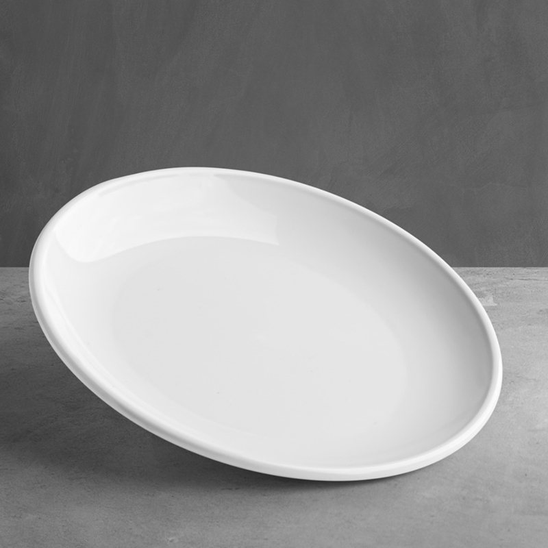 Shome Polikarbon Düz Tabak, Beyaz, 21 cm