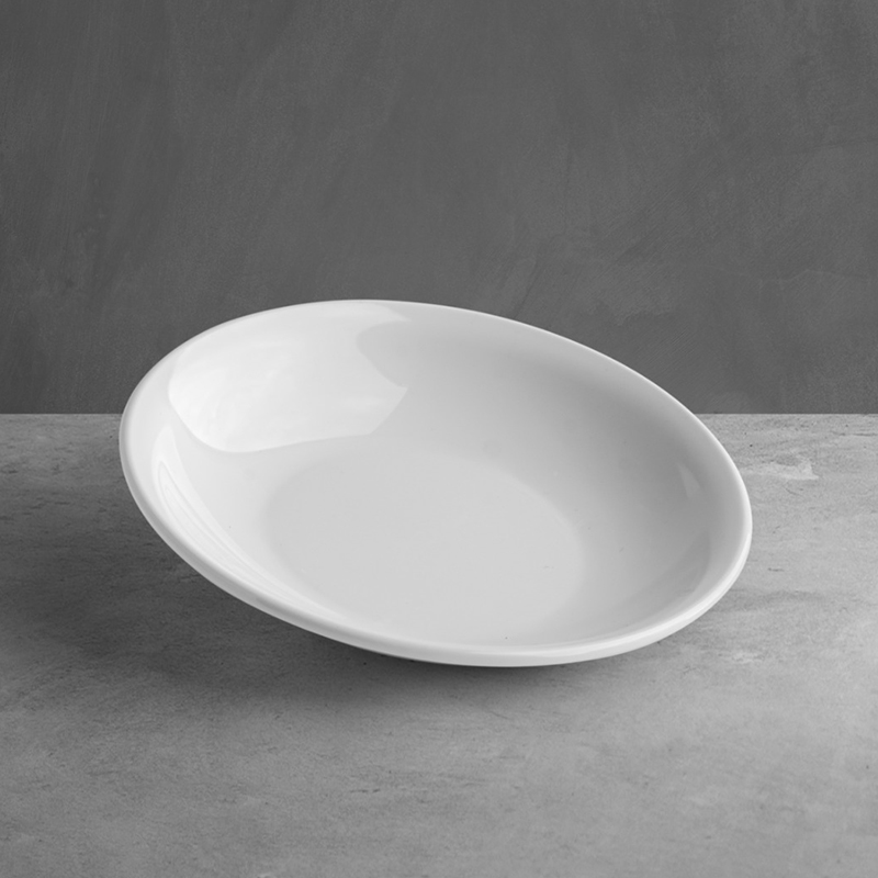 Shome Polikarbon Pilav Tabak, Beyaz, 19 cm