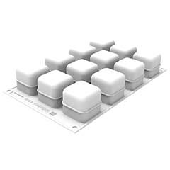 Silikomart CUBO 3D 85 Küp Silikon Kalıp, 30x17,5 cm