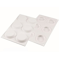 Silikomart Kit Tarte Ring Round Silikon Kalıp, 8 mm Çap