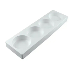Silikomart Multiflex 90 Yuvarlak Silikon Kalıp, 4lü