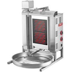 Silverinox 2 Radyanlı Döner Ocağı, Üstten Motorlu, Elektrikli
