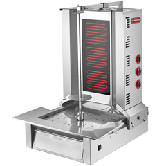Silverinox 3 Radyanlı Döner Ocağı, Alttan Motorlu, Elektrikli