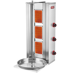 Silverinox 3 Radyanlı Döner Ocağı, LPG'li