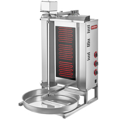 Silverinox 3 Radyanlı Döner Ocağı, Üstten Motorlu, Elektrikli