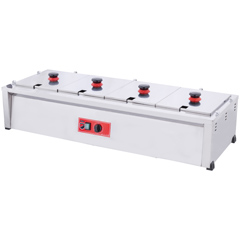 Silverinox 4'lü Benmari, Elektrikli, 119x48x25 cm