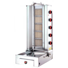 Silverinox 5 Radyanlı Döner Ocağı, Alttan Motorlu, LPG'li