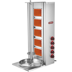 Silverinox 5 Radyanlı Döner Ocağı, Doğalgazlı
