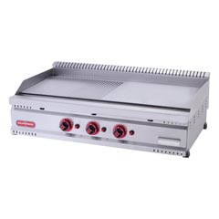 Silverinox 600 Seri Izgara, Yarı Oluklu, Gazlı, 80x80 cm