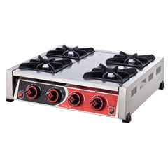 Silverinox Doğalgazlı Set Üstü Ocak, Dörtlü