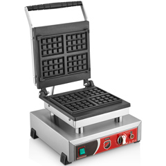 Silverinox Dörtlü Kare Waffle Makinesi