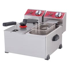 Silverinox Elektrikli Fritöz, 3+3 Litre