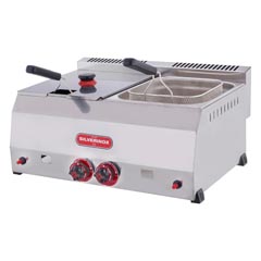 Silverinox Gazlı Fritöz, 8+8 Litre