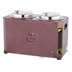 Silverinox Jumbo Çorba Kazanı, 9+9 Litre, Dövme Bakır