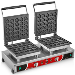 Silverinox Kalpli Bubble Waffle Makinesi, Çiftli, Kapaklı