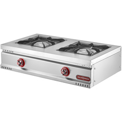Silverinox Set Üstü Midi Ocak, Çift Gözlü, Doğalgazlı