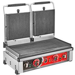 Silverinox Style Elektrikli Çift Kapaklı Tost Makinesi, 20 Dilim