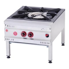 Silverinox Yer Ocağı, Çift Yanışlı, 60x70x50 cm, LPG-NG
