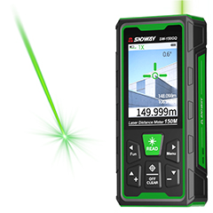 Sndway SW-150GQ Kameralı Lazermetre, Yeşil Lazerli, 150 Metre, Şarjlı ve IP68 Korumalı