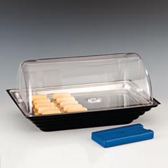 Zicco Soğutuculu Teşhir Standı, Polikarbon Roll Top Kapaklı,43,5x28,5x23 cm