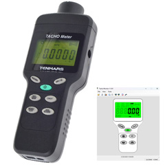 Tenmars TM-4100DN Temassız Devir Ölçer, Datalogger Özellikli