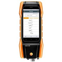 Testo 300 LL Baca Gazı Analiz Cihazı, Yazıcılı Set, 15000 Ppm