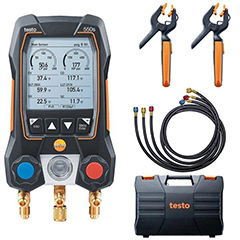 Testo 550S Manifold ve Hortum Seti 4000 Psi, 5/16, R410A