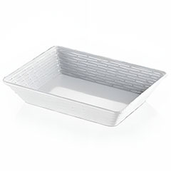 Thermoset Hena Ekmek Sepeti, 37x27 cm, Beyaz