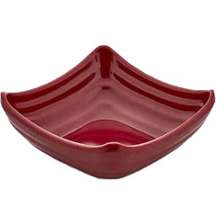 Thermoset Karo Kare Ramekin, 11x11cm, 100 ml, Kırmızı
