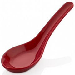 Thermoset Ramekin Kaşık Lokmalık, 4,5x13 cm, 15 ml, Kırmızı