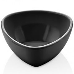 Thermoset Üçgen Kase, 6,5 cm, 51 ml, Siyah