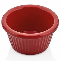 Thermoset Yivli Ramekin, 5,8cm 30 ml, Kırmızı