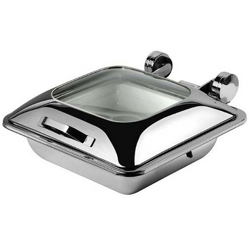 Tiger Hotel Akıllı W Cam Kapaklı Kare Chafing Dish