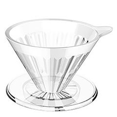 Timemore Crystal  Eye 02 V60 Dripper, Plastik, 4 Fincan