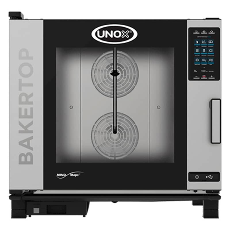 Unox Bakertop Plus 6 Tepsili Gazlı Fırın, 60x40 cm, XEBC-06EU-GPR