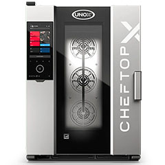 Unox XEDA-1011-EXRS CheftopX Digital ID Elektrikli Kombi Fırın, Gn 1/1, 10 Tepsi Kapasiteli