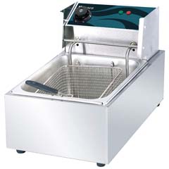 Vosco V-6L Elektrikli Fritöz, 6 lt, Tek Hazneli, 30x42x29 cm