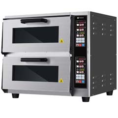 Vosco VCP-04 Elektrikli Pizza Fırını, Tek Katlı, 25 cm 4+4 Pizza Kapasiteli,52x50 cm Pişirme Odalı