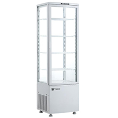 Vosco VFT-235L Dik Tip Soğutmalı Teşhir Dolabı, Beyaz, 235 L, 52x49x171 cm