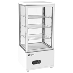 Vosco VFT-78L Dik Tip Soğutmalı Teşhir Dolabı, Beyaz, 78 L, 45x41x97 cm